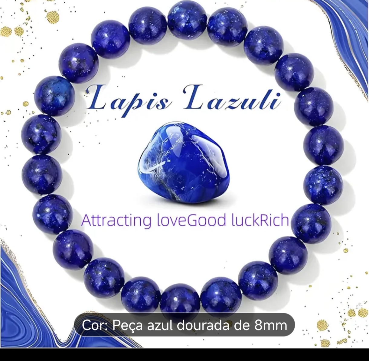 IMG_20260224_170846 Pulseira lápis lazuli - Image 1