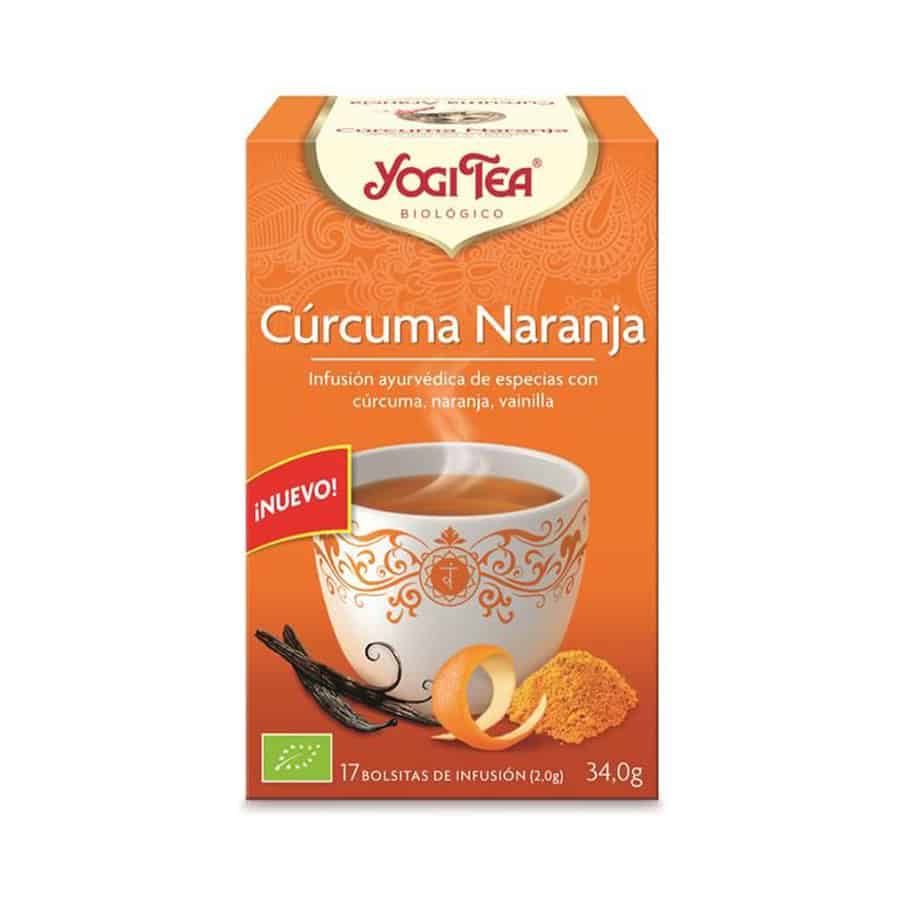 curcuma_laranja Infusão Bio de Curcuma e Laranja 17 Saquetas Yogi Tea - Image 1